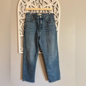 Madewell Curvy 90’s Straight Jeans Size 30